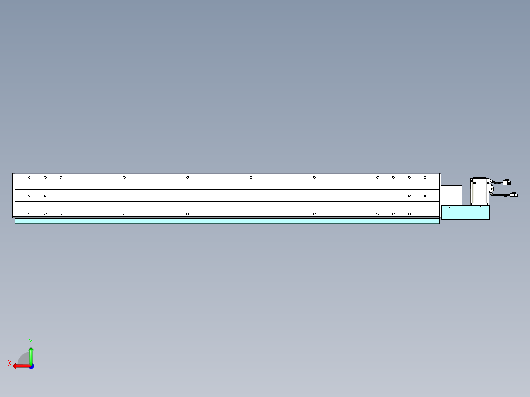 威洛博VBC同步带传动一无尘环境VBC14-L45-S1050-BL-ZP40-C3后视图