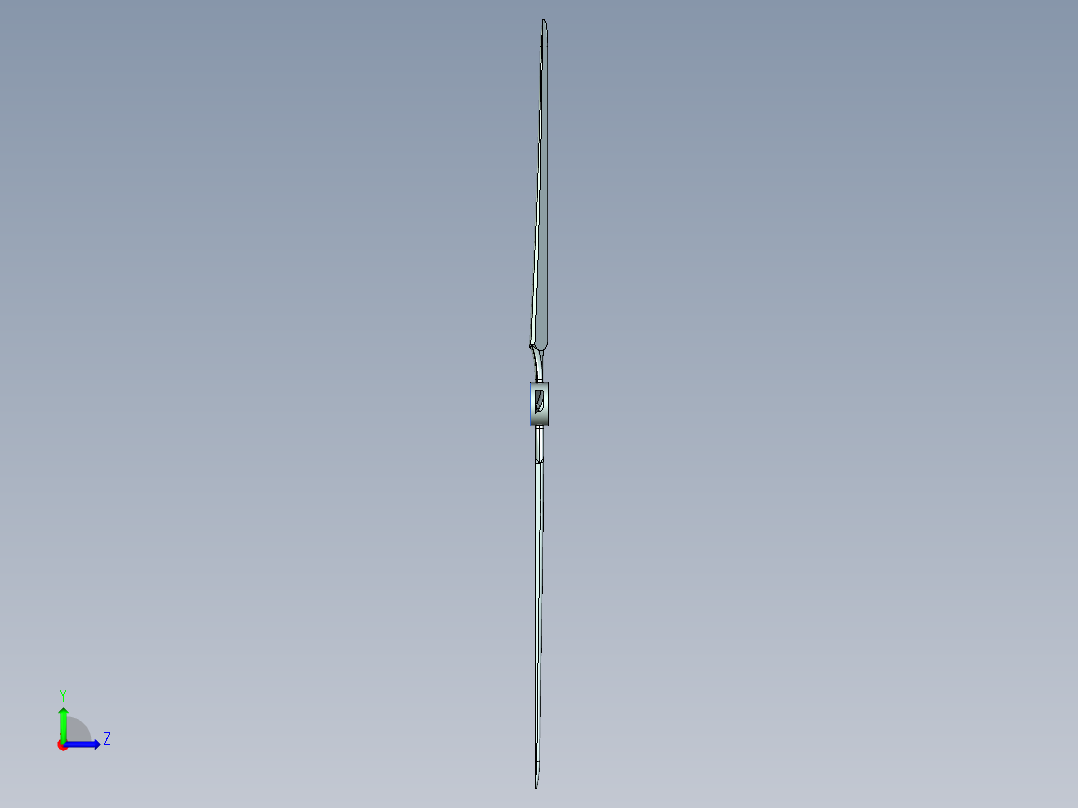 直升飞机 飞机模型设计 (2)左视图