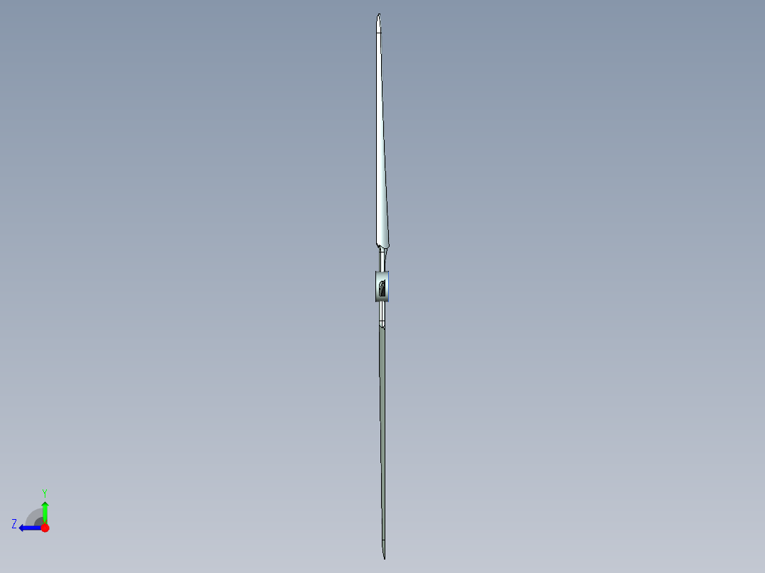 直升飞机 飞机模型设计 (2)右视图