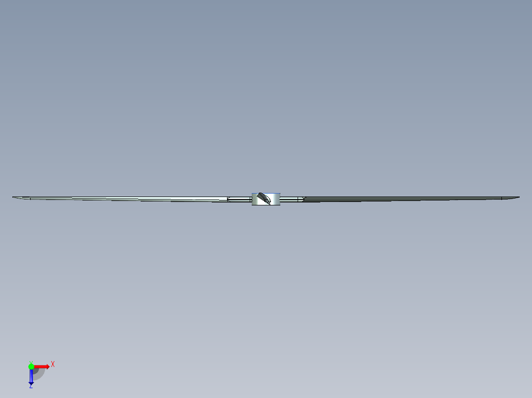 直升飞机 飞机模型设计 (2)俯视图