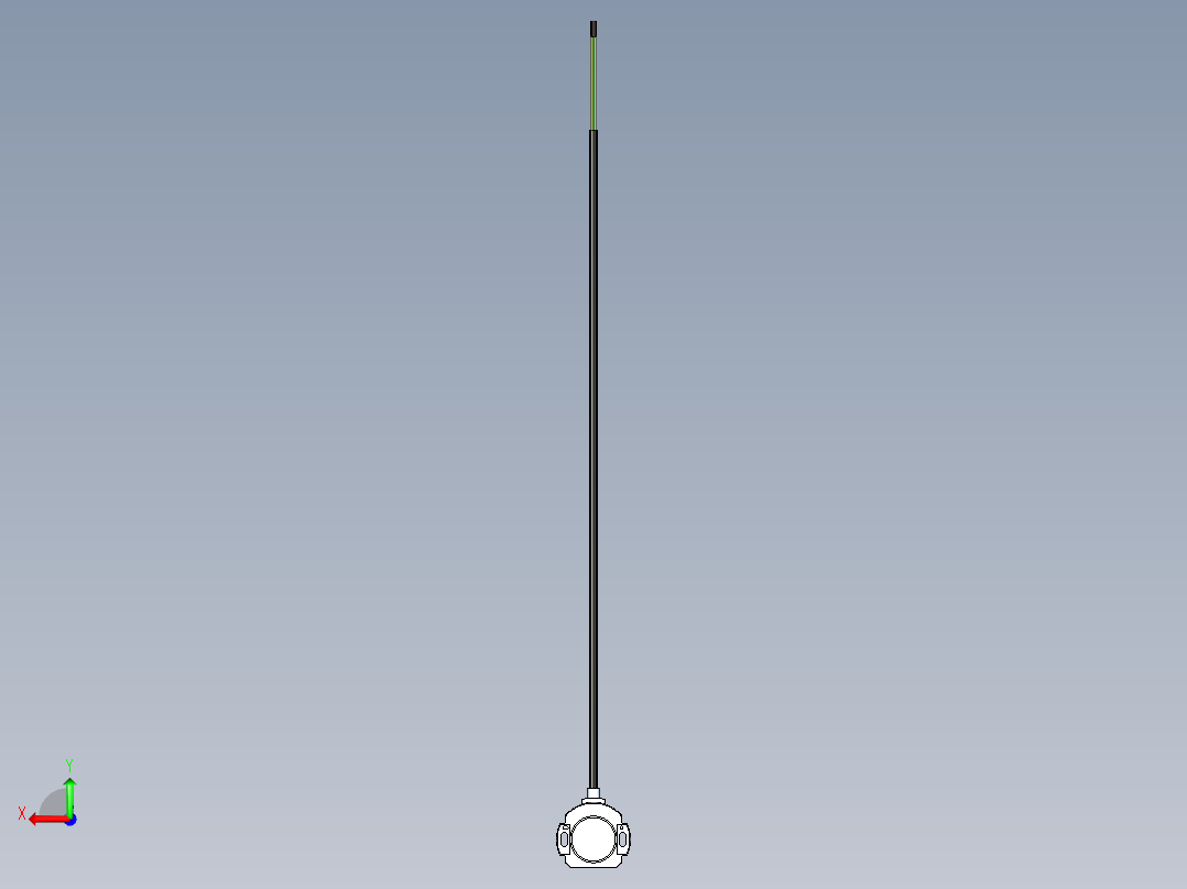 NOVOTECHNIK角度位移传感器RFC-4800 系列后视图