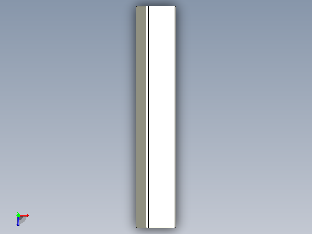 取手(鋁合金)(A)LG-3D多系列多零件图纸模型俯视图