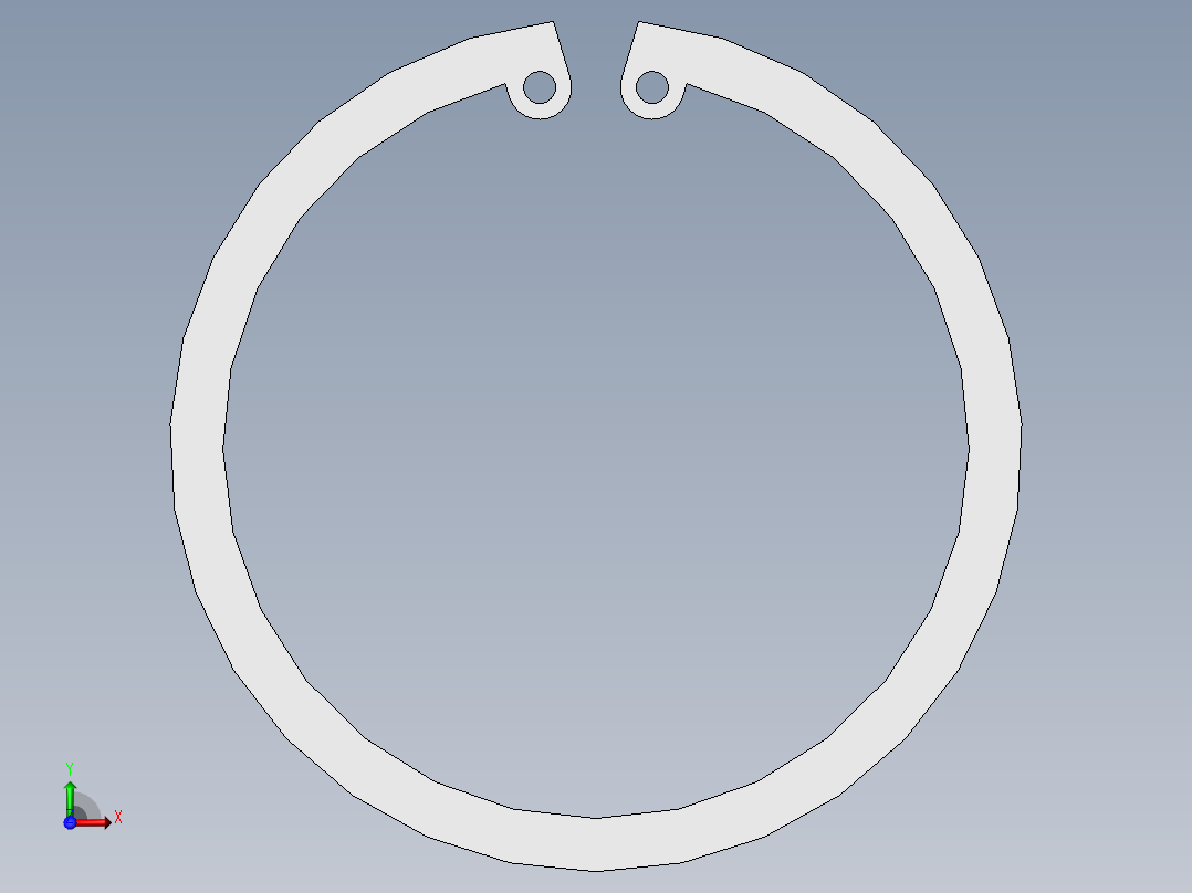 etaining ring 前视图