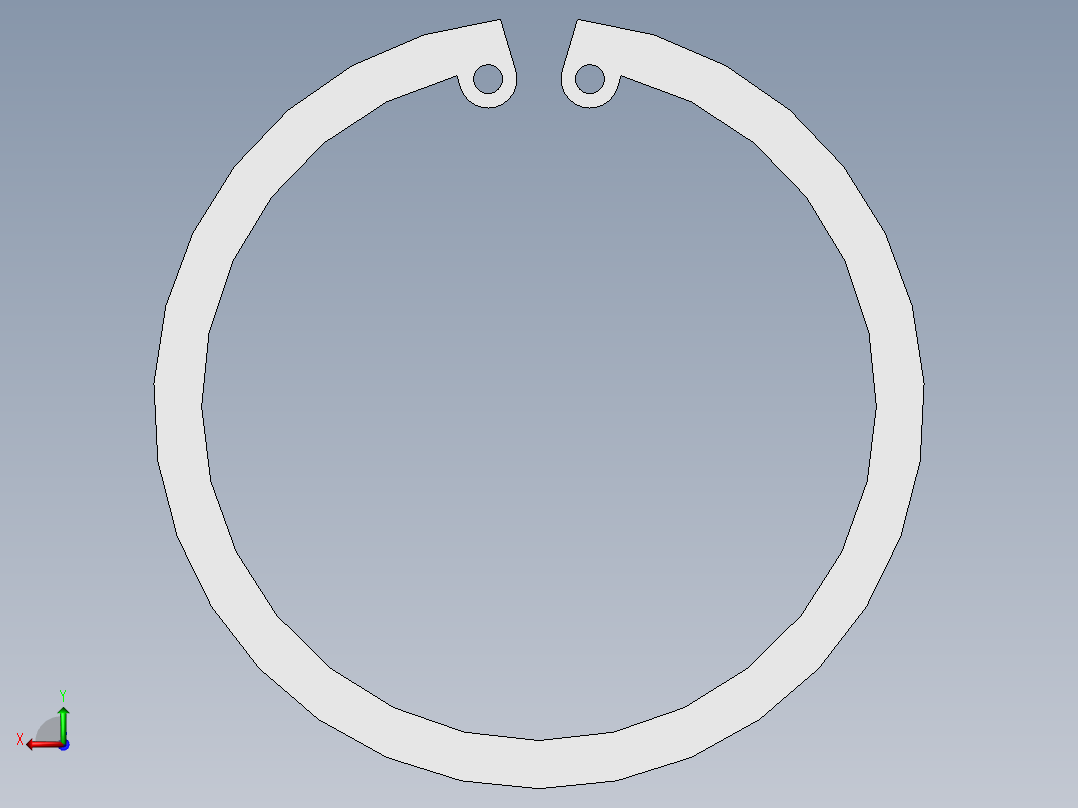 etaining ring 后视图