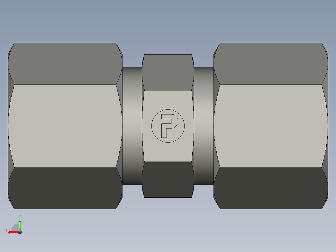 卡套式工业通用硬管接头EO Union G10ZS71后视图