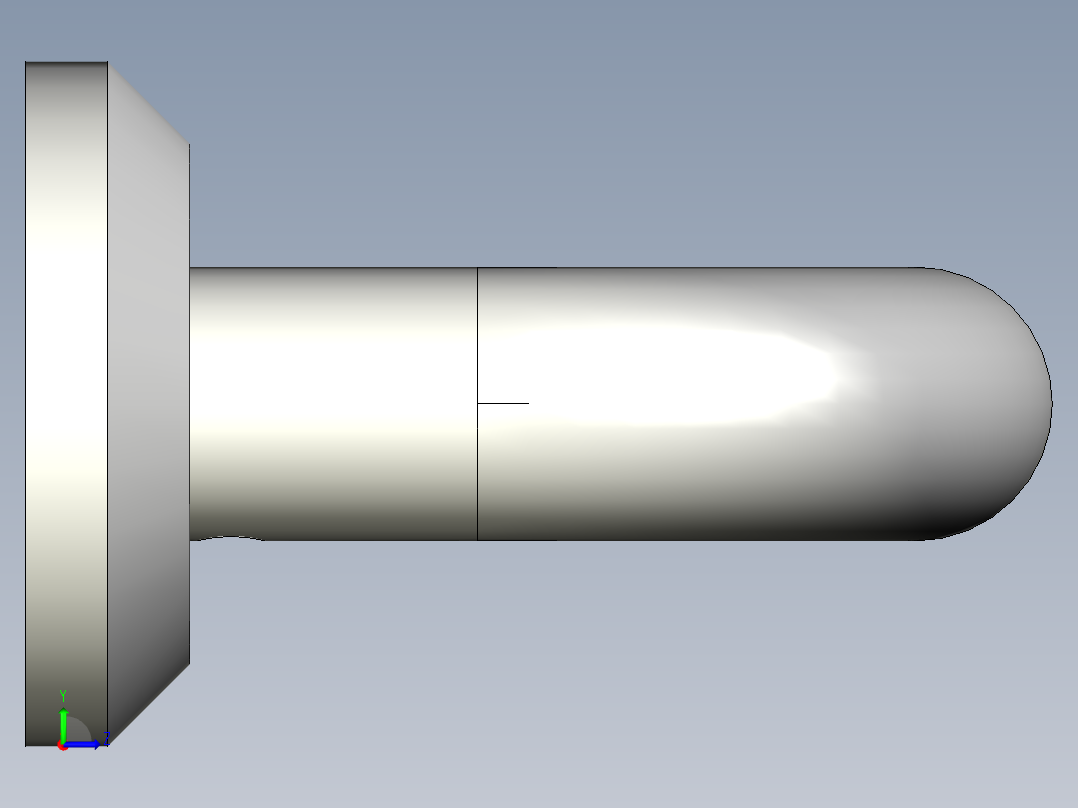 取手(不銹鋼)EB(B)-3D多系列多零件图纸模型左视图