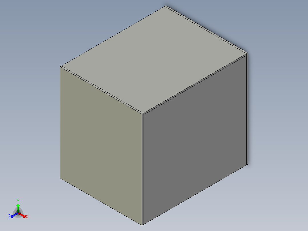 小个子存货架置物架正等轴测图