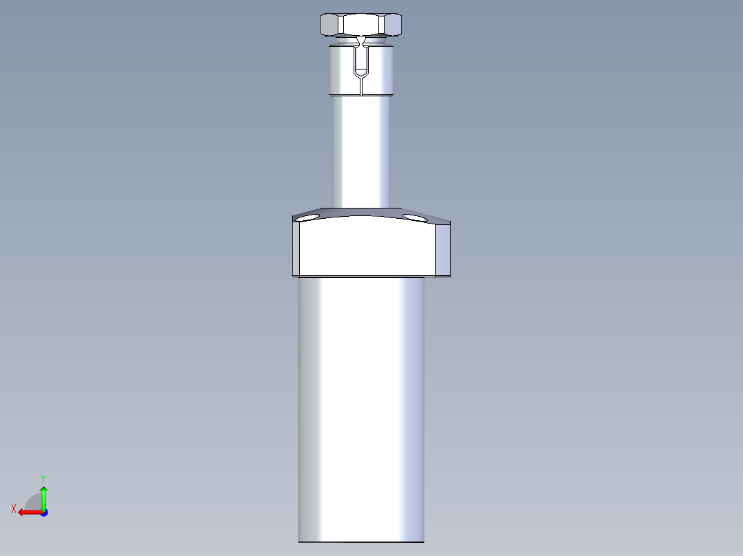 KOSMEKLHA0550-SL-Q35多系列多零件图纸模型后视图