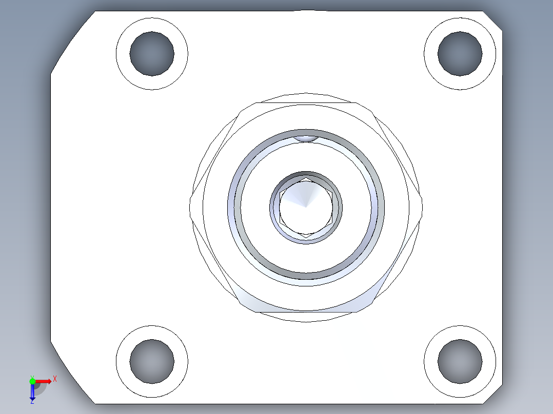 KOSMEKLHA0550-SL-Q35多系列多零件图纸模型俯视图