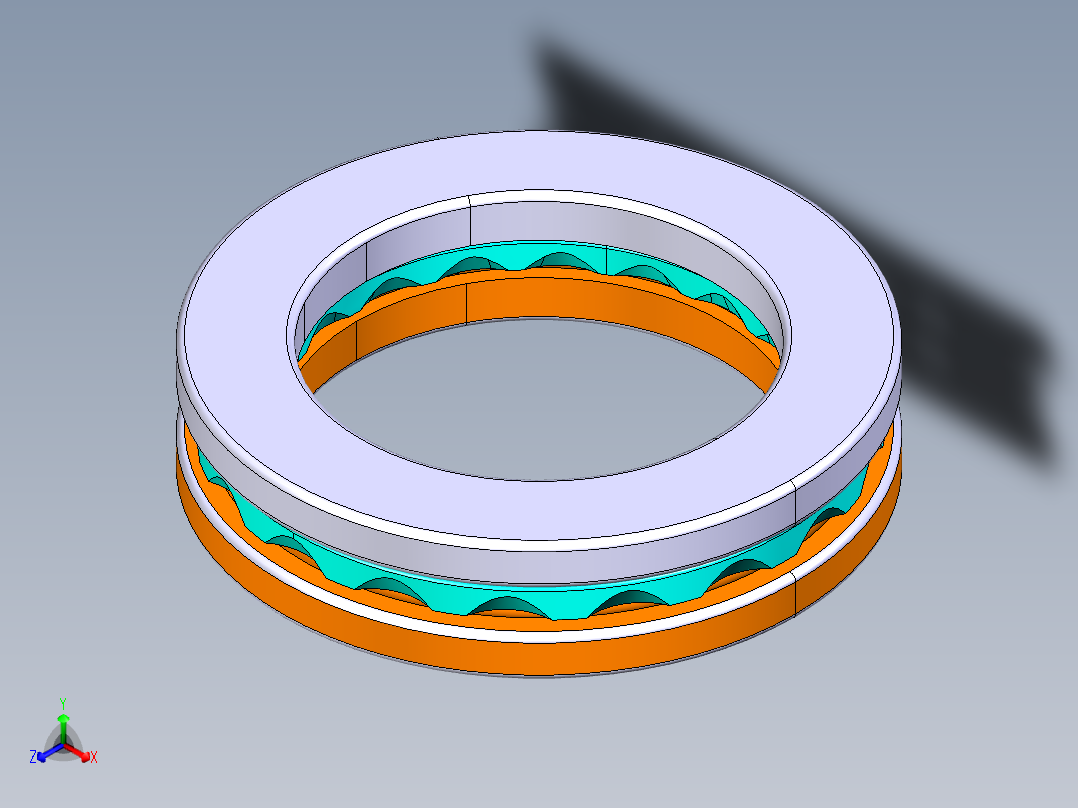 平面推力球轴承51107