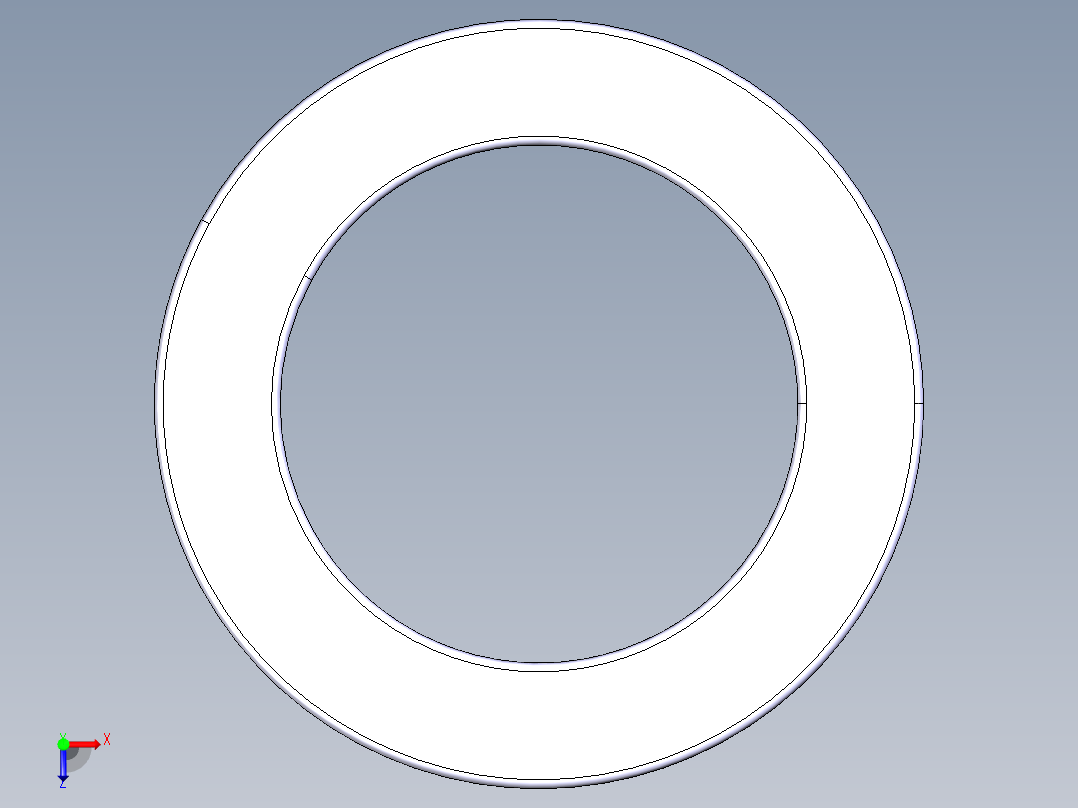 平面推力球轴承51107俯视图