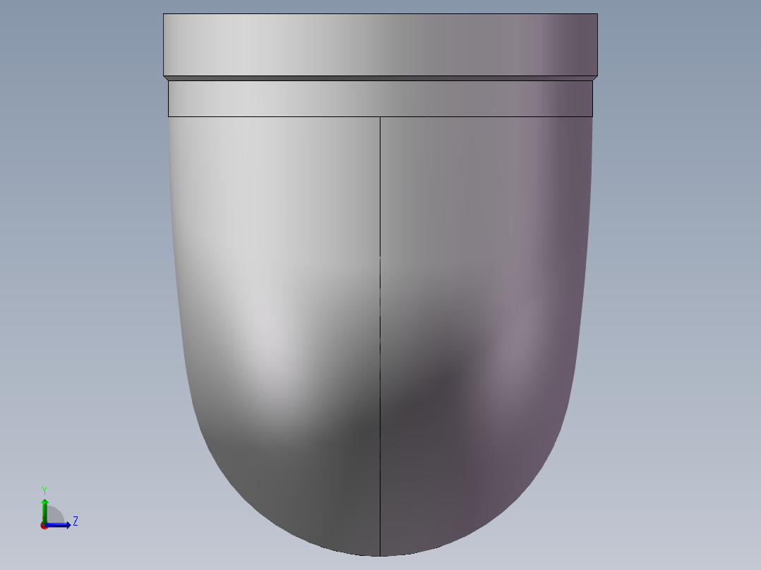 弯头-等径内外丝 DN65左视图