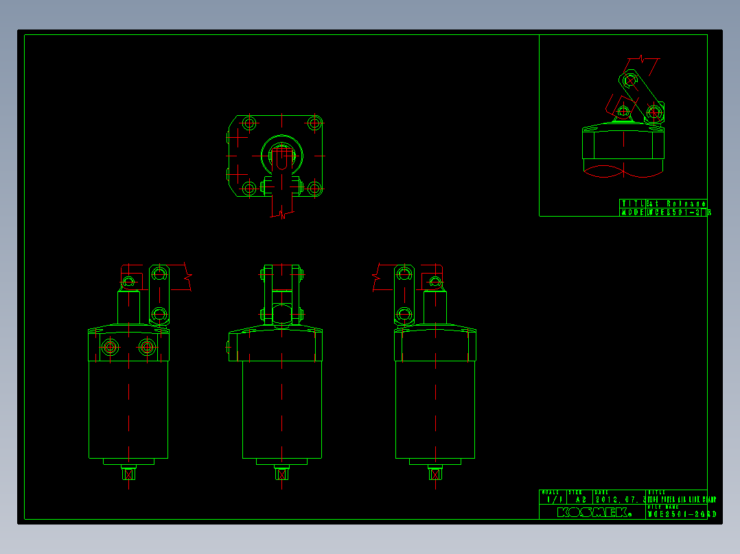 KOSMEKWCE2501-2GRD多系列多零件图纸模型多系列多零件图纸模型
