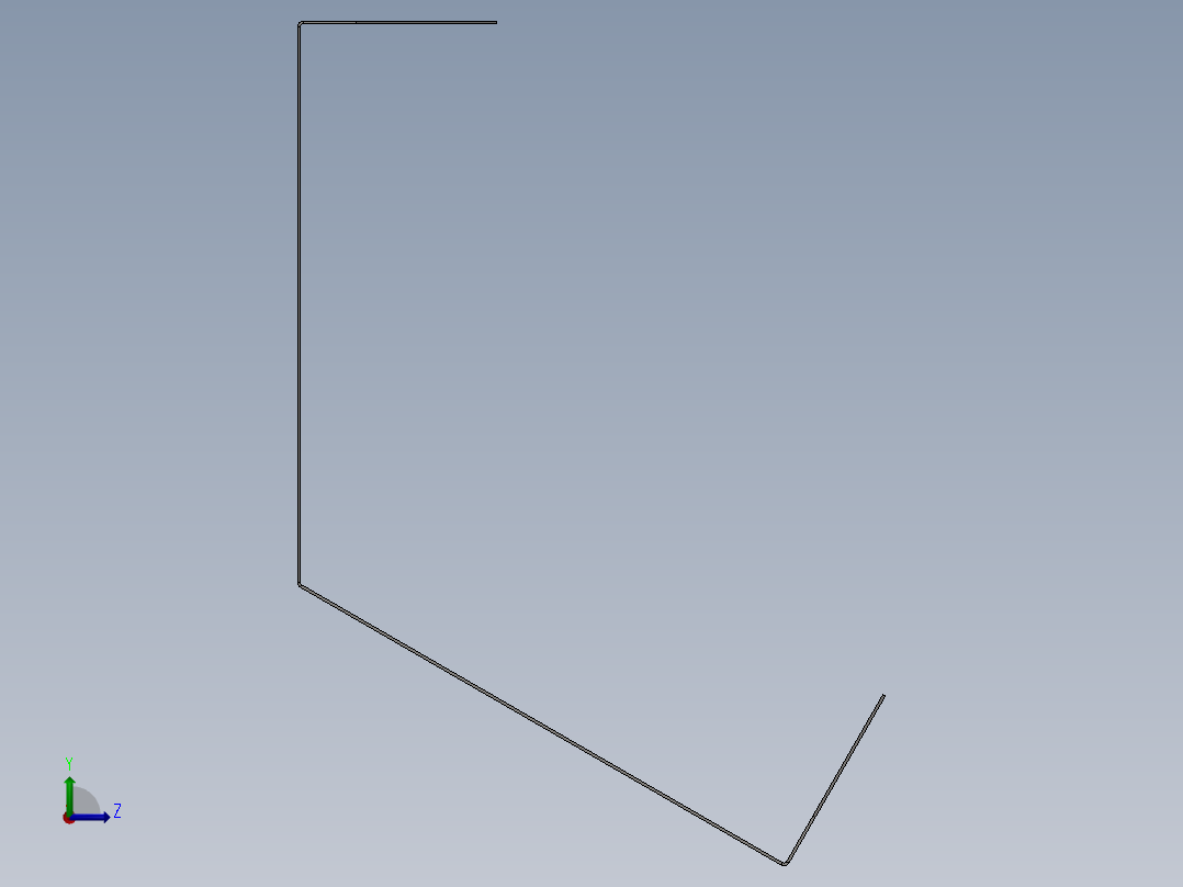 屋顶元件左视图