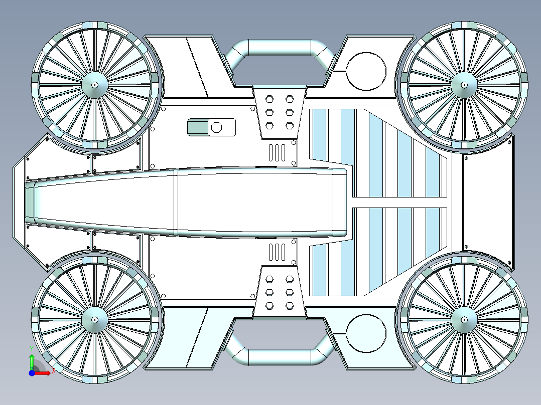 宇宙飞船前视图