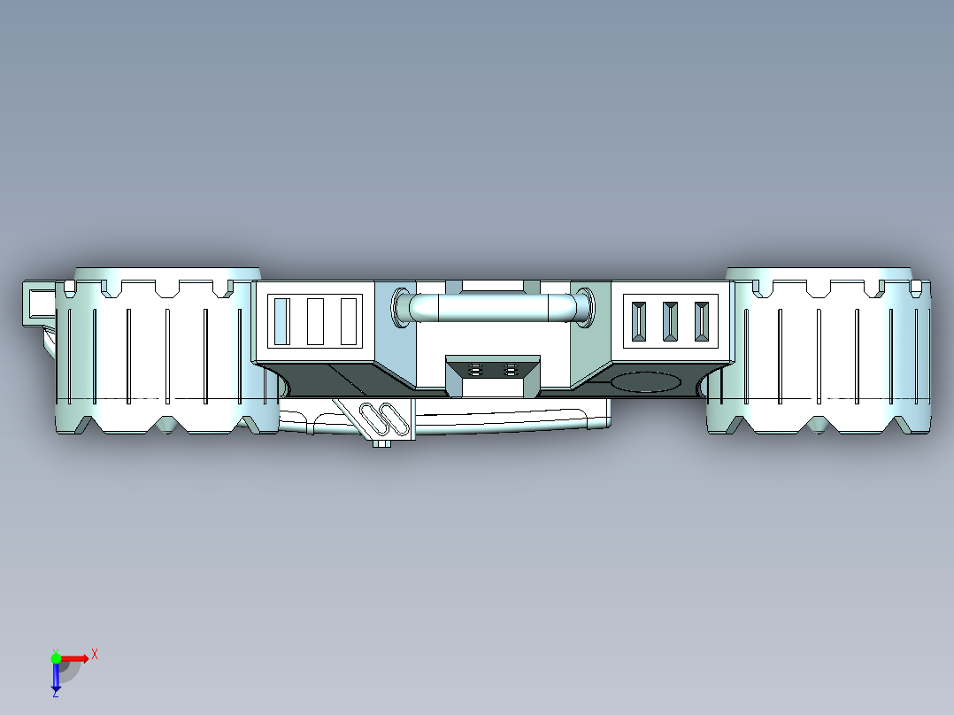宇宙飞船俯视图