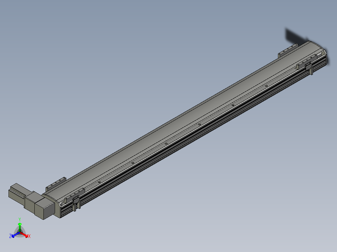 直线模组WG-LHB12-S1350-R(B)设计图纸