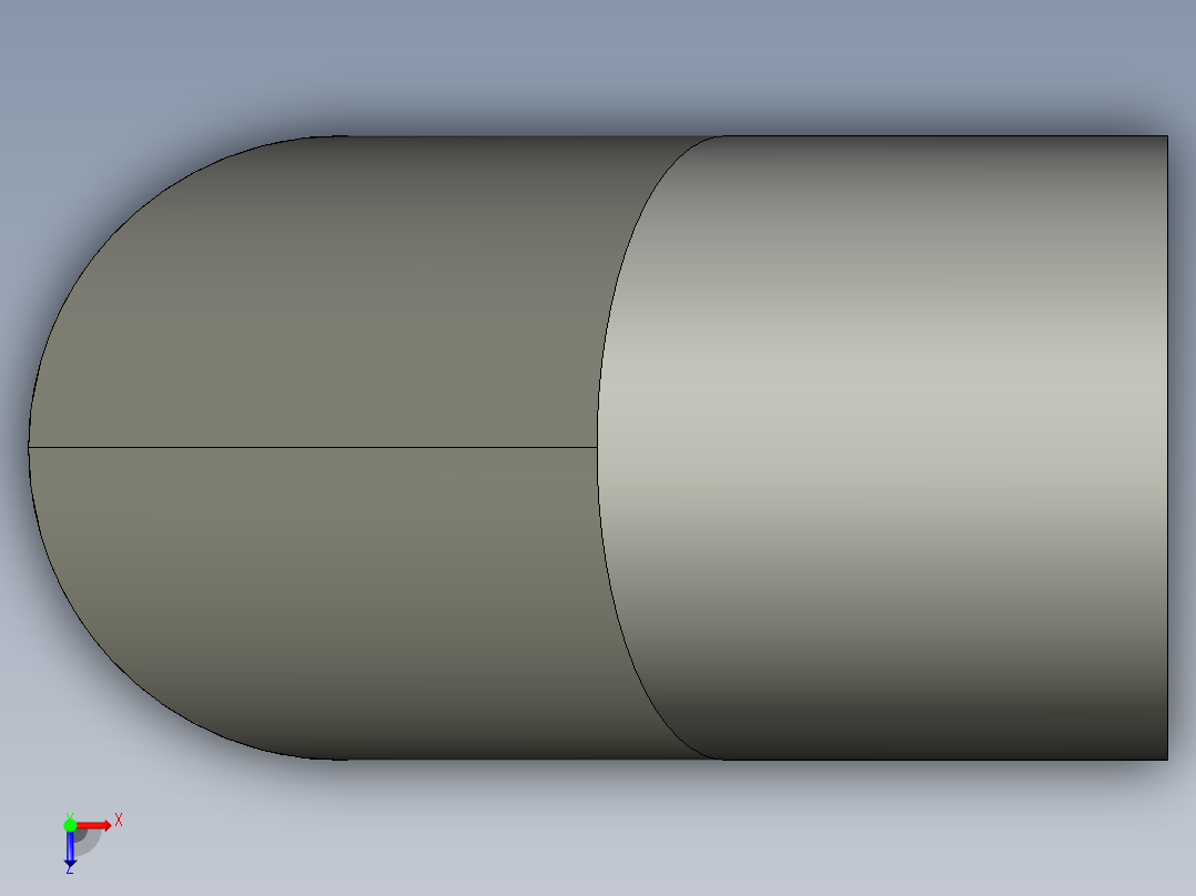 90度弯管俯视图