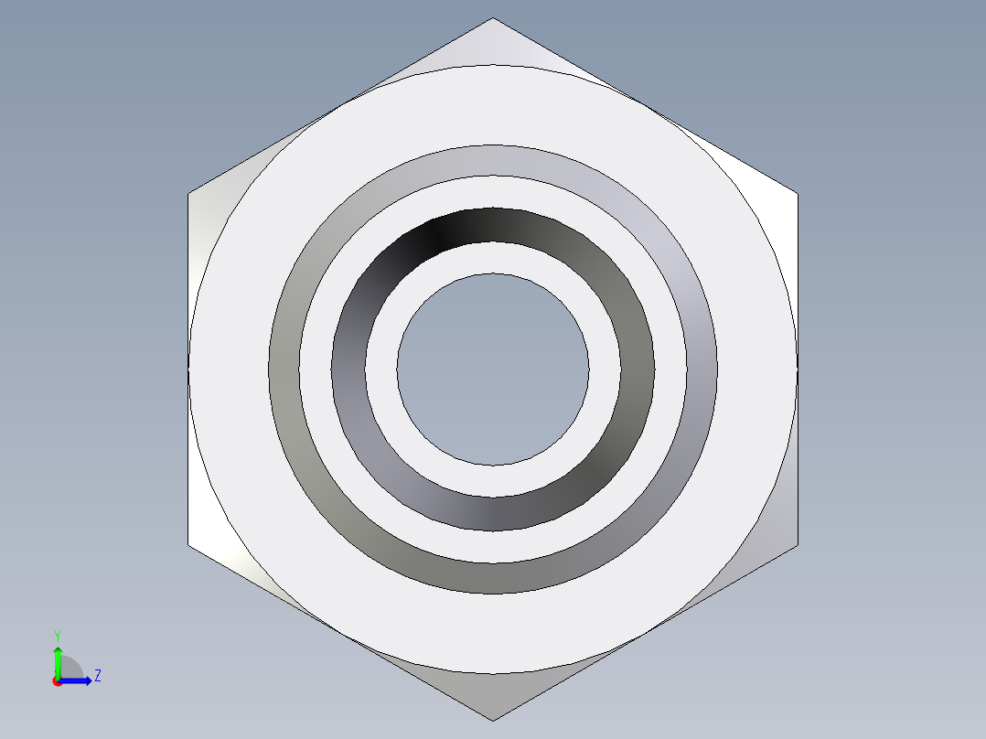 卡套式工业通用硬管接头EO_Bulkhead_union_SV08LOMD71左视图