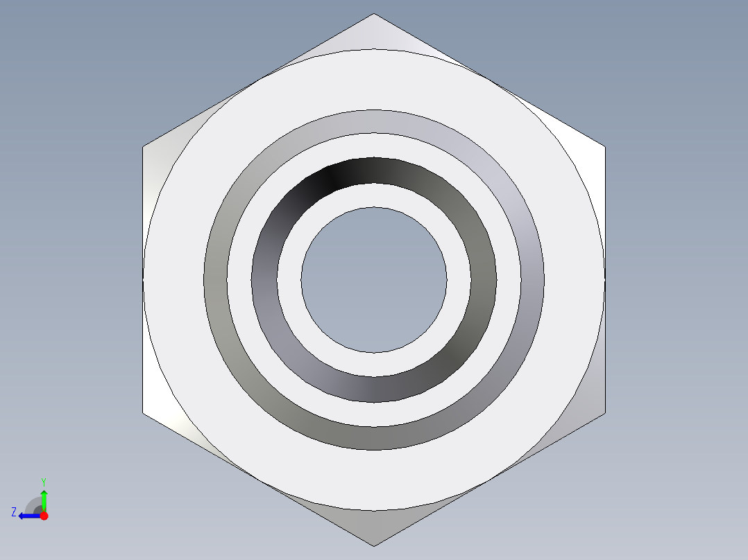 卡套式工业通用硬管接头EO_Bulkhead_union_SV08LOMD71右视图