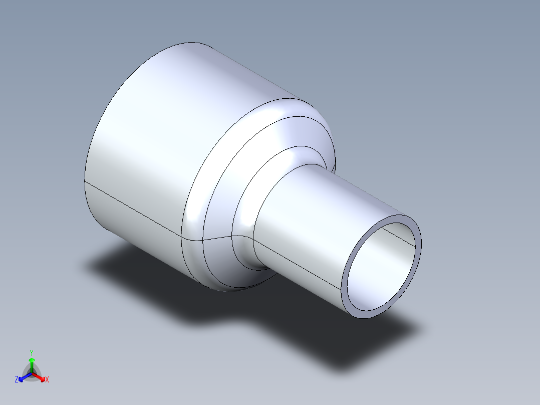 船舶管路系统S17_SeaDrainPLUS_PipeIncreaser-SpgxSpg_37E170231_3x1-1-2in Sea Drain Plus - Pipe Increaser - SpgxSpg正等轴测图