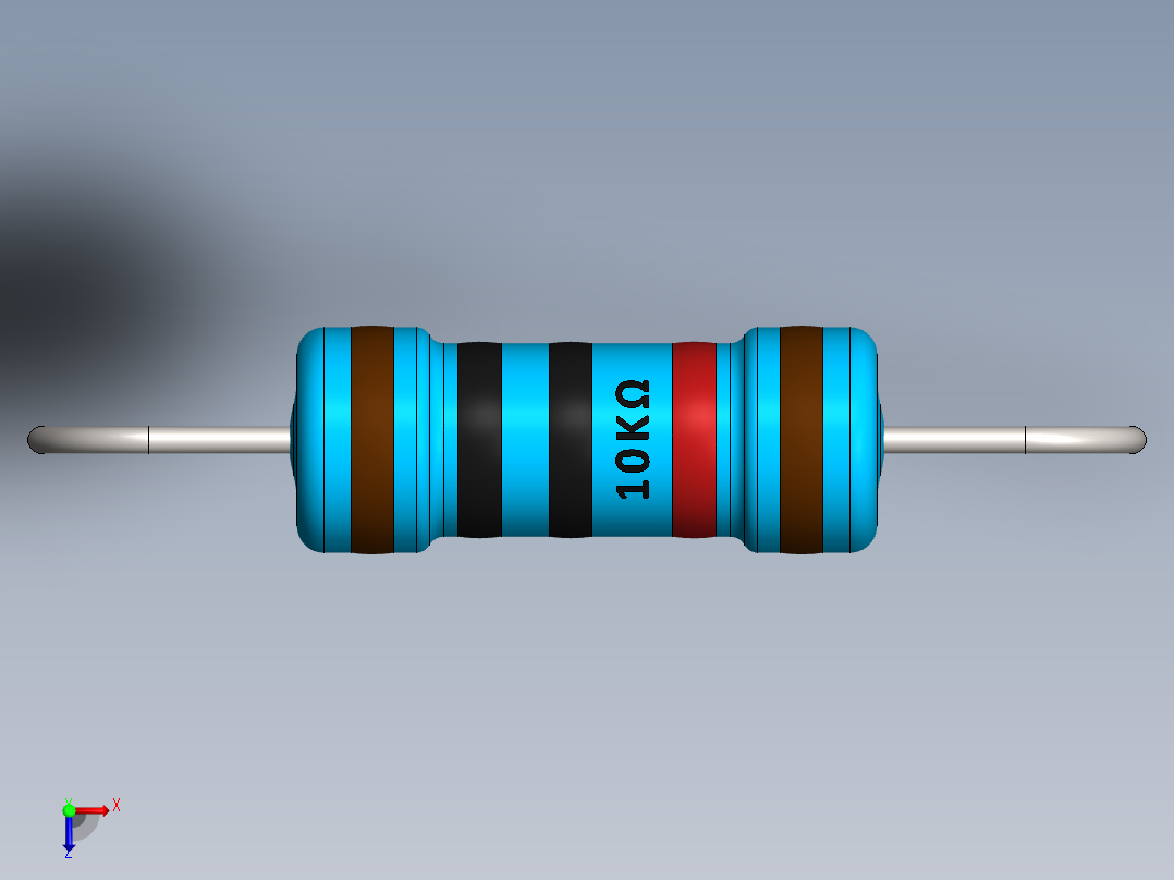 电容器 二极管 电阻器-Resistor 10K Ohm 1 Watt