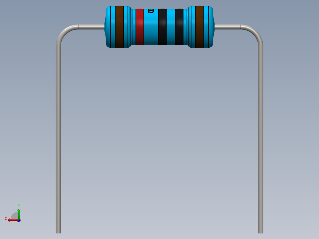 电容器 二极管 电阻器-Resistor 10K Ohm 1 Watt后视图