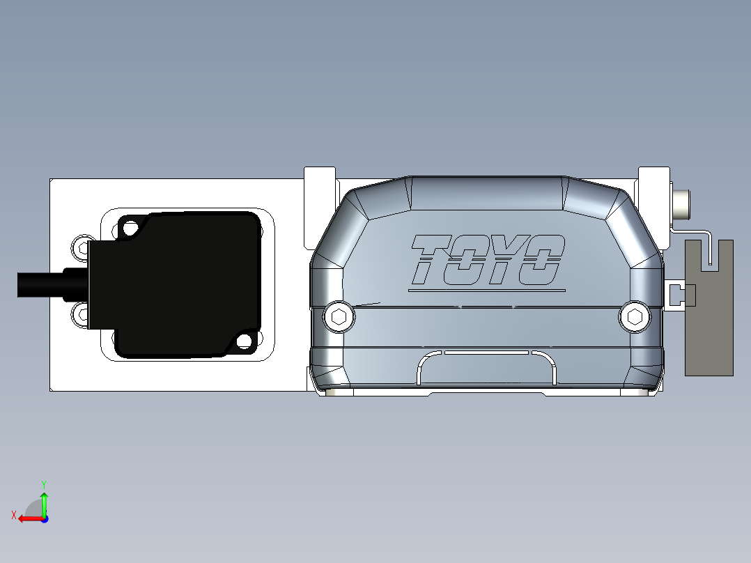 Toyo东佑达直线模组-ETH10-400-BL-100W后视图