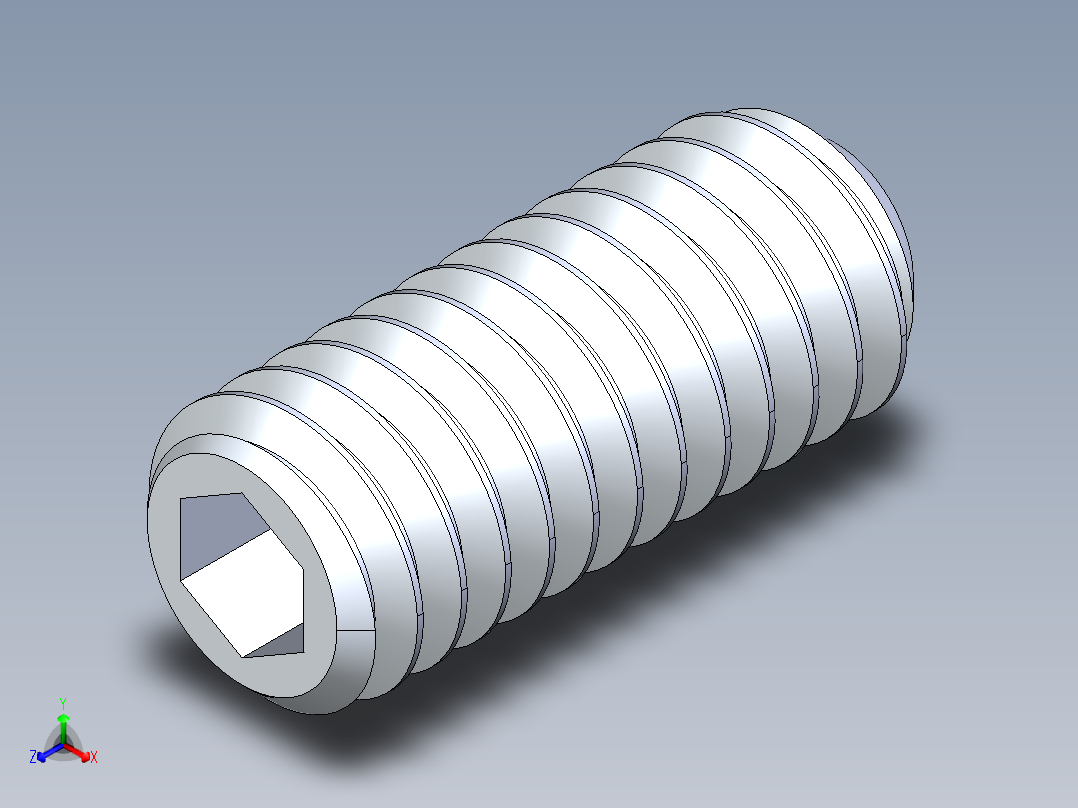UNC 平头紧定螺钉-UNC SET SCREW 0.3125 x0.750.STEP