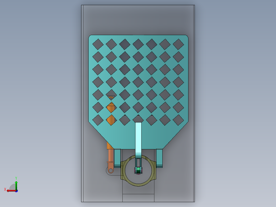 旋转盖子后视图
