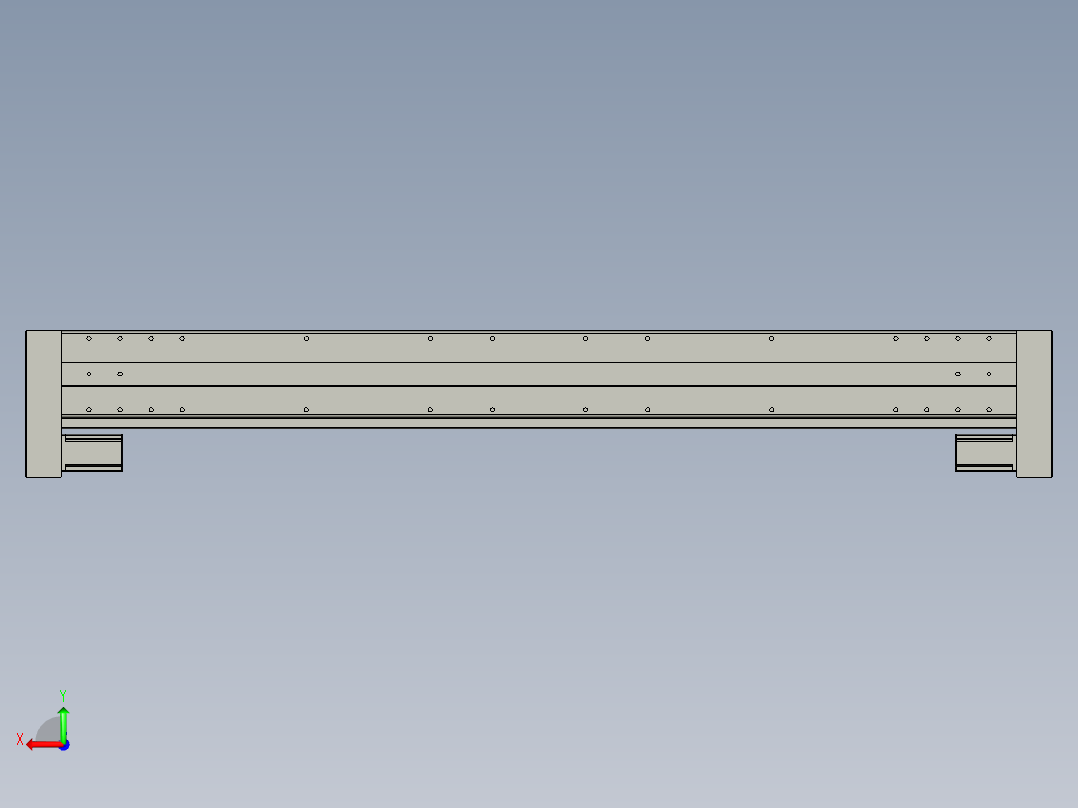 威洛博双电机滑台-VC14D2-S500-BLR-P40-C6后视图