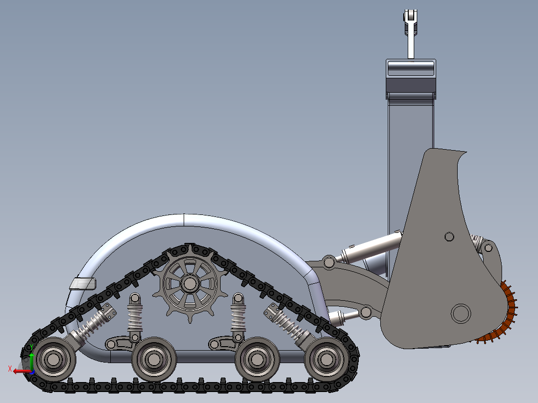 道路除冰机 (2)后视图