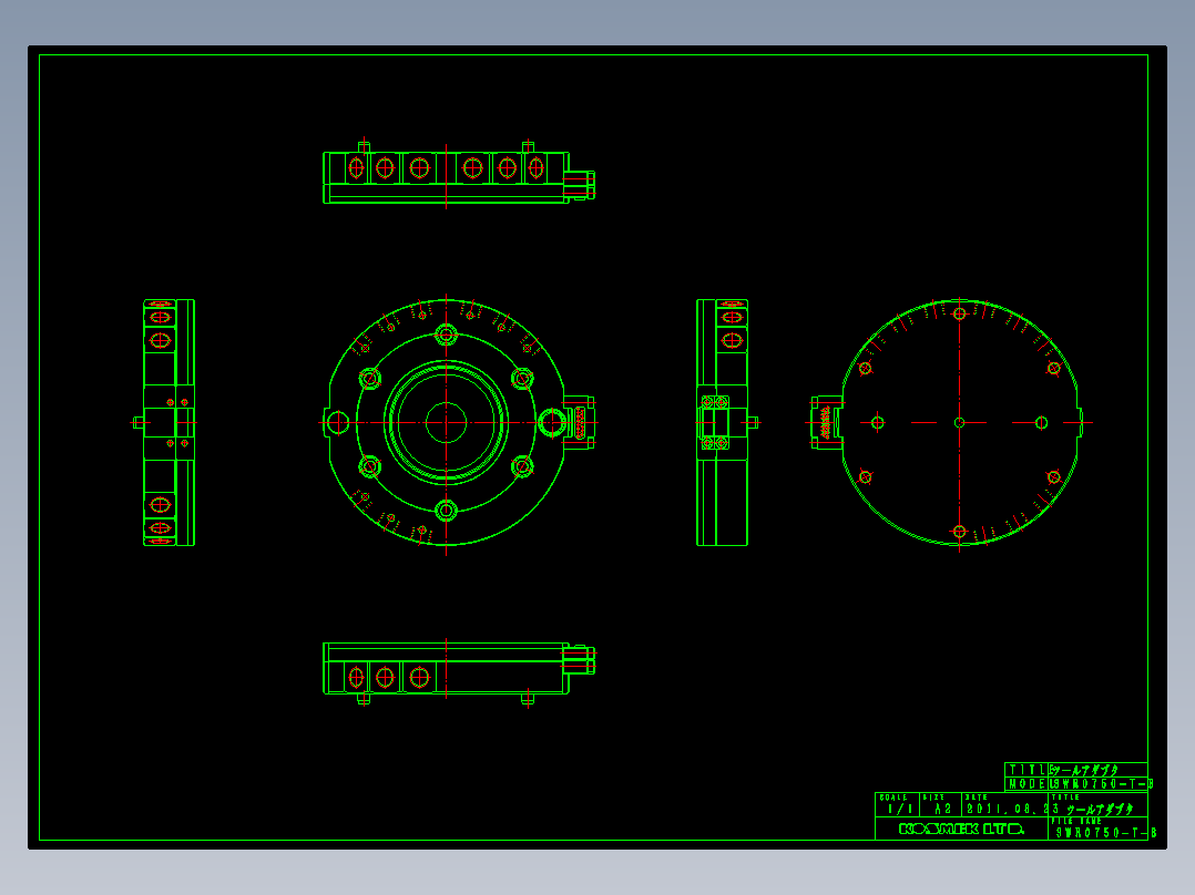 KOSMEKSWR0750-T-B多系列多零件图纸模型多系列多零件图纸模型