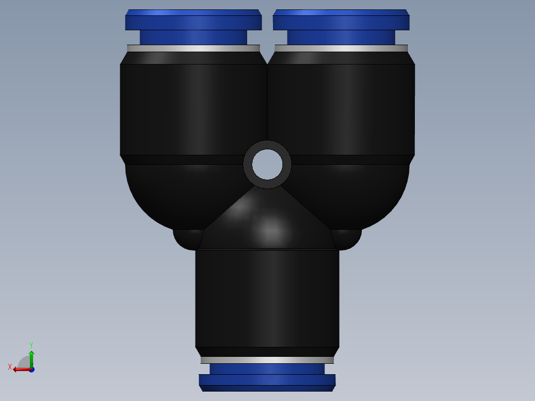 Ø12 UNIÃO Y (C00821200)后视图