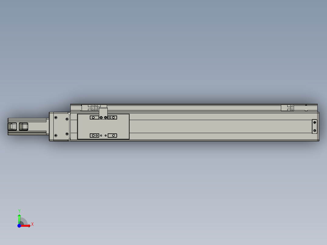 VF丝杆传动-一般环境VT6-L10-C-S400-BC-P10-C4前视图