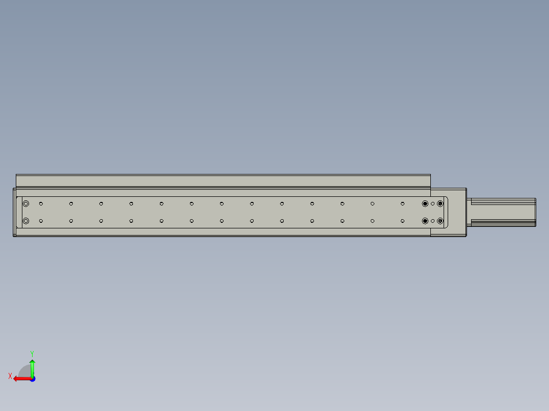 VF丝杆传动-一般环境VT6-L10-C-S400-BC-P10-C4后视图