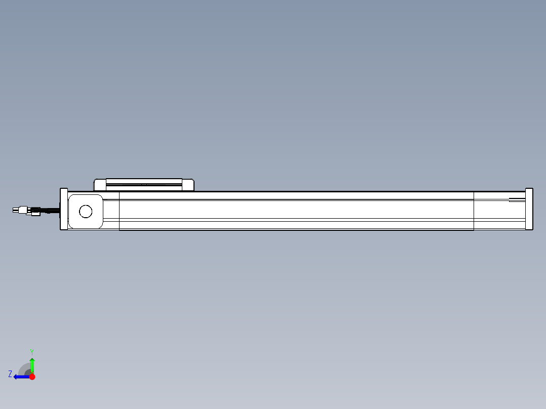 威洛博LB.GB同步带传动--欧规系列LB6A-L130-S500-BR右视图
