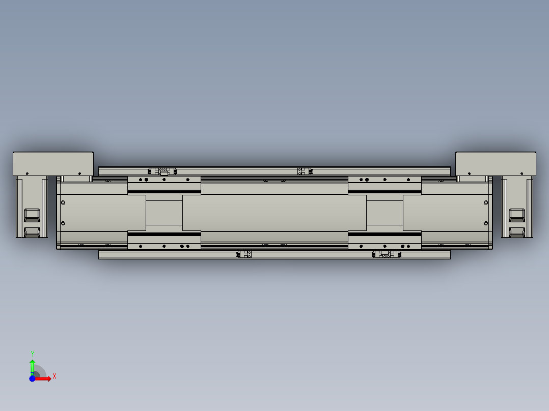 威洛博双电机滑台-VBF14S2-L50-S250-BLR-P40-C6前视图