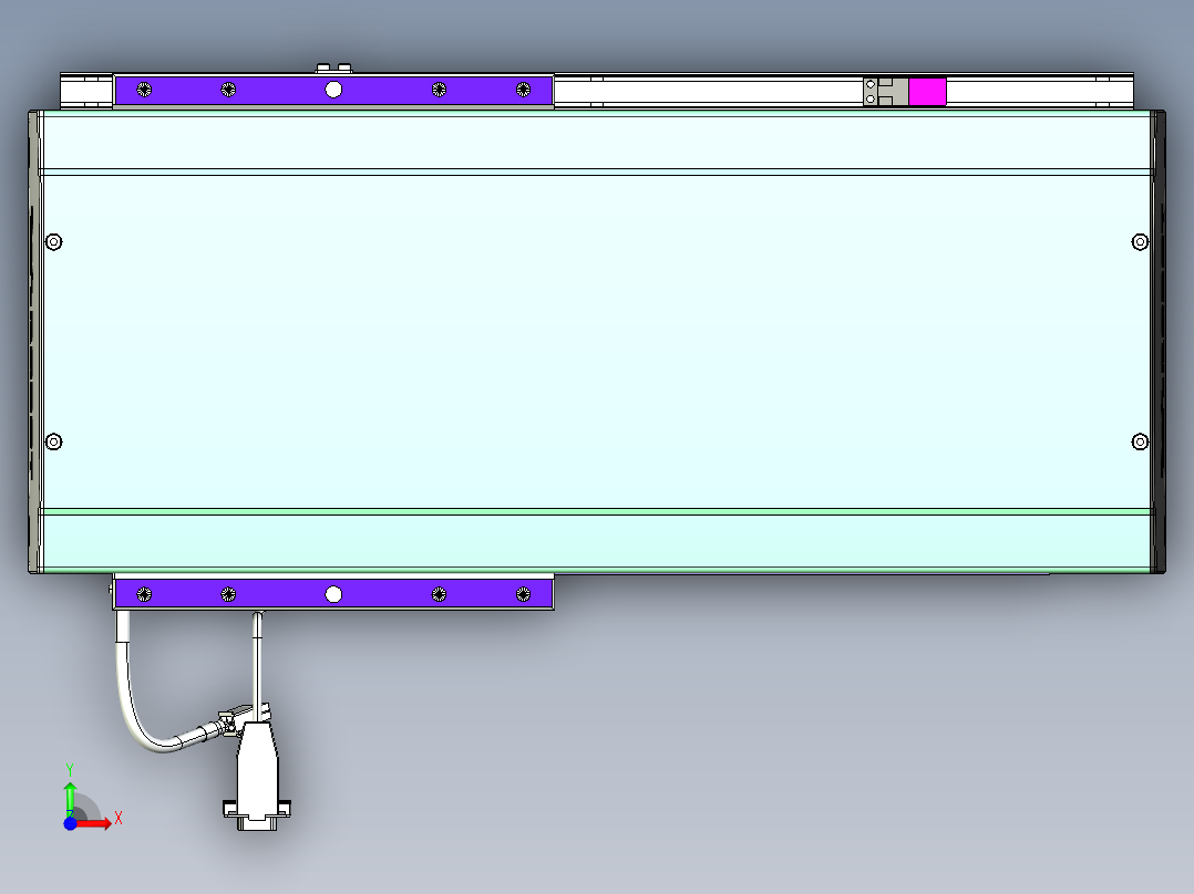 威洛博VL系列直线电机模组-VL22H3-S250前视图