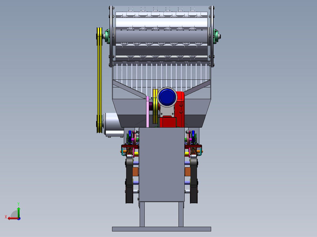 莲蓬剥莲子去膜一体机后视图