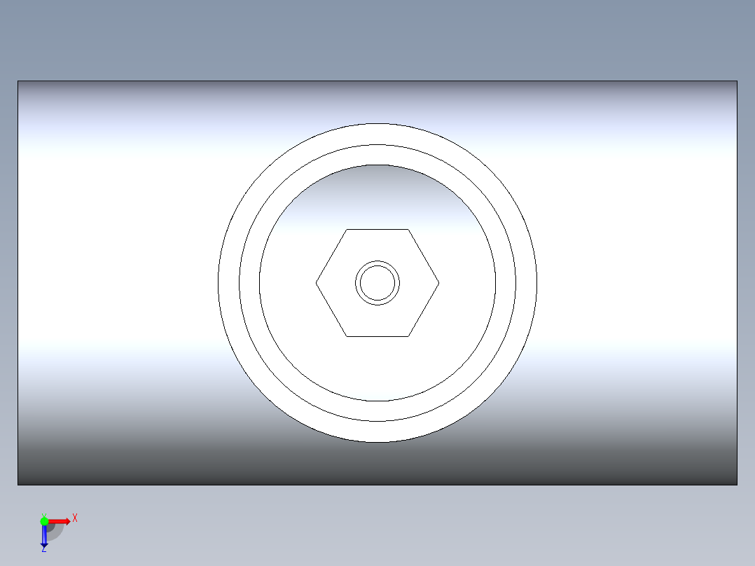 聚氯乙烯配件02A-Sch80_ReducingTee_SxSxS_801-416FB_4in x 0.75in俯视图