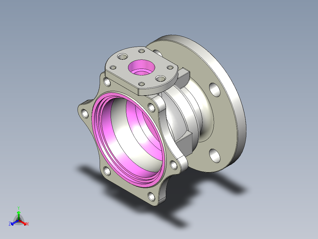 管道手动球阀-水管开关阀-手动阀门User Library-MD52C150DN65-2_MD52C150DN65.BP