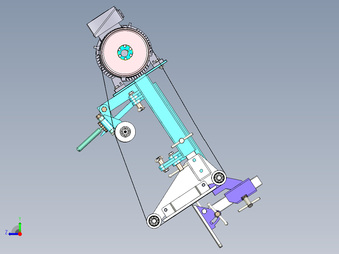 砂带磨床7右视图