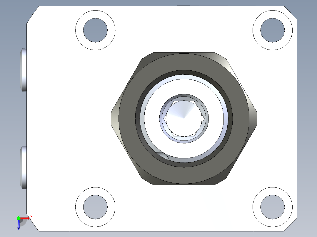 KOSMEKLHA0480-GR-Y60_R01多系列多零件图纸模型俯视图