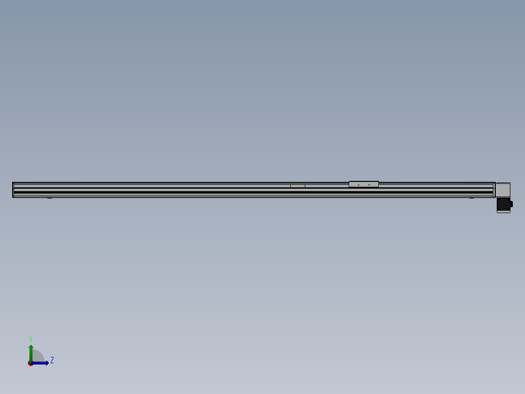 精密模组MT140-L110-2000-RD-M40-C4左视图