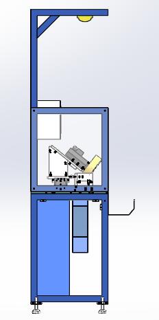 分缝条斜角切割机（sw18可编辑+工程图）