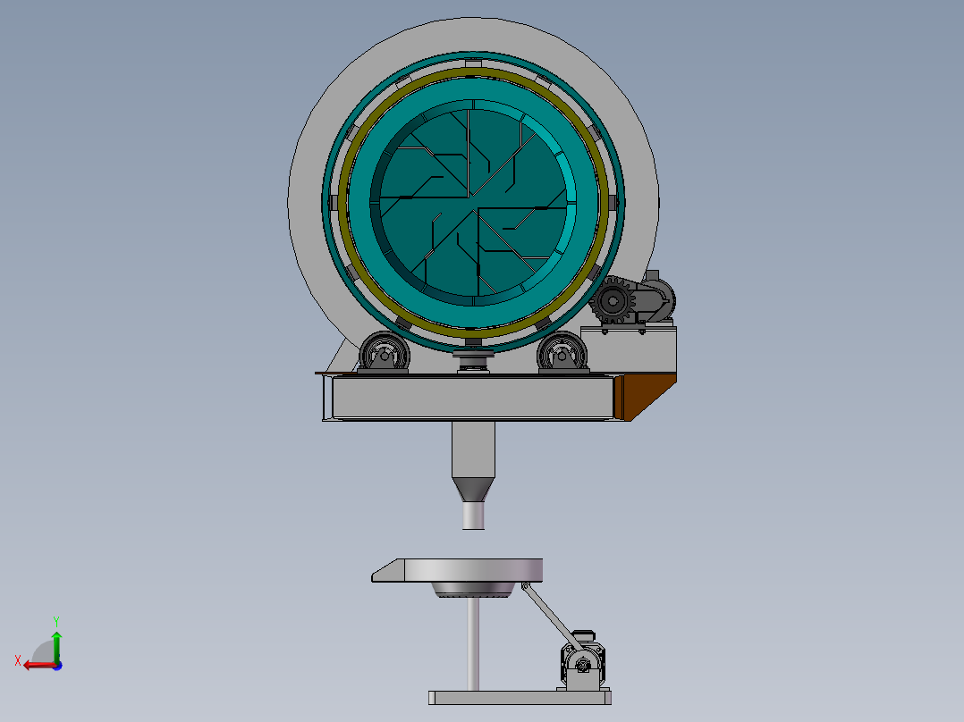 饲料干燥装置sw16后视图