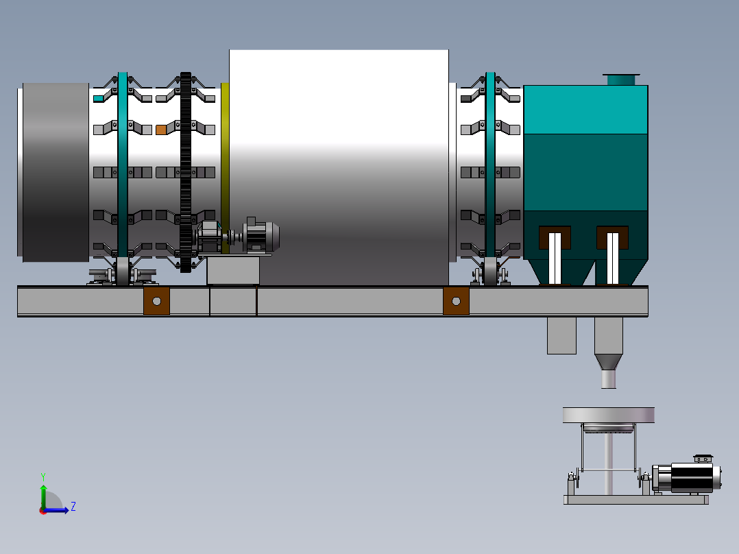 饲料干燥装置sw16左视图