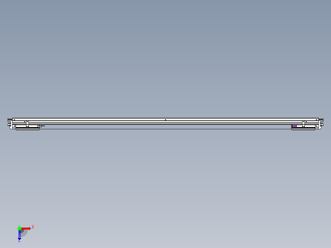 威洛博VL系列3d模型模组2VL17E2Y-S1900俯视图