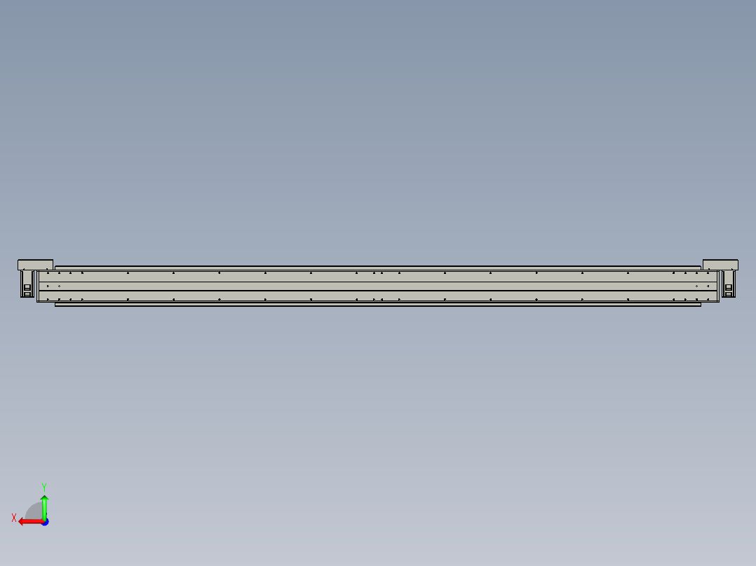 威洛博双电机滑台-VBC14S2-L50-S2400-BLR-P40-C6后视图